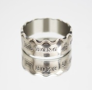 香港硬幣戒指 2 美元 1975-1984 香港戒指男士女士硬幣戒指