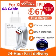 USB to C 6A Fast Charging Data Cable With 67W US/EU MAX Charger For Xiaomi 11T/11T Pro/Po X3/F3