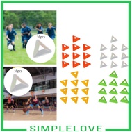 [Simple] 10x Soccer Training Cones Triangle Soccer Cones for Training Sport Training