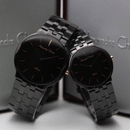 Alexandre Christie AC8616 Original Jam Tangan Couple Black