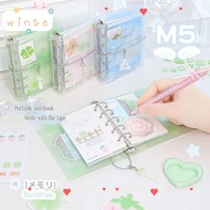 WINTE M5 Notebooks, Parper PP Handbooks,  Kawaii Portable Binder Planner