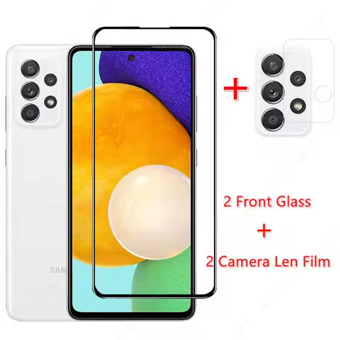 For Samsung Galaxy A53 5G Glass for Samsung Galaxy A53 5G Tempered Glass Screen Protector Camera Len