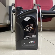 ELF MOTO 4 ROAD 10W40 1.2L 10W 40 10W-40 ENGINE OIL ELF MINYAK HITAM ELF 1.2 LITRE 4T SYNTHETIC MINYAK HITAM