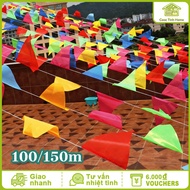 100/150 m decorative string flag/triangle flag/decorative flag/triangle flag/decorative flag/nationa