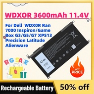 Upgrade WDXOR 42Wh 11.4V  Laptop Battery for Dell  WDX0R Ran 7000 Inspiron/Game Box G3/G5/G7 XPS13 P