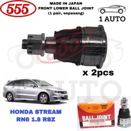 (MADE IN JAPAN) 555 FRONT LOWER BALL JOINT HONDA STREAM RN6 1.8