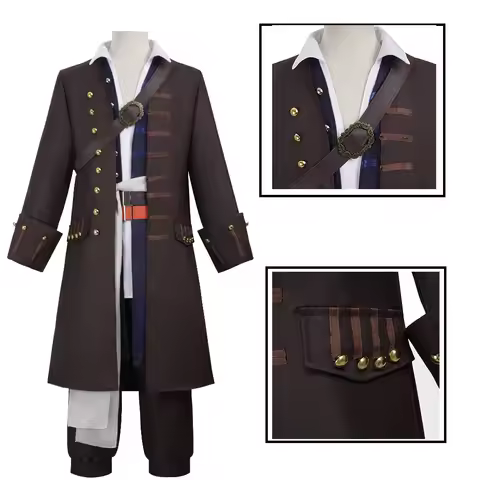 Jack Cosplay Sparrow Medieval Renaissance Men Costume Pirate Cosplay Jacket Viking Knight Men Mediev