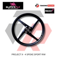 SUPERFLY Project X 4 Spoke Sport Rim  - LC135 5S