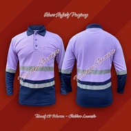 Safety T-shirt/polo Safety polo shirt/Men's Clothing/polo Collar/Combination Long Sleeve