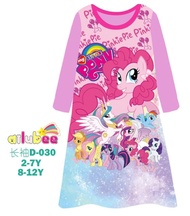 LITTLE PONY BAJU TIDUR / PIYAMA DASTER PANJANG ANAK CEWEK AILUBEE D030