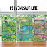 Pokemon TCG Extended Art Frame - 151 Bulbasaur Ivysaur Venusaur Line