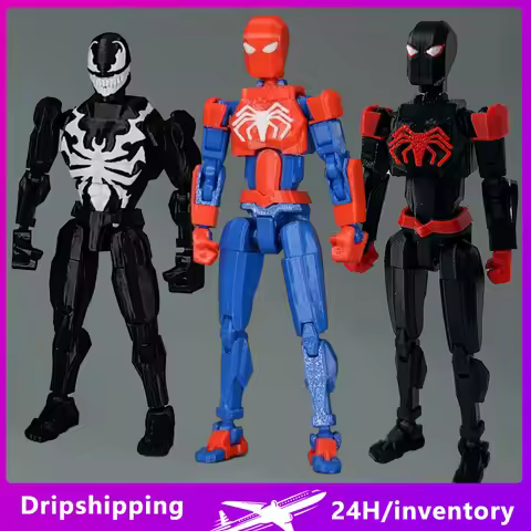 3D Printed Spiderman Venom Marvel Legends Superheros Toys Action Figures Anime Multi-Jointed Shapesh