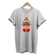 ! Imlek COW T-SHIRT BARONGSAI SINCIA HEAD - Other Colors, XXL