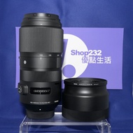 『Trade In優惠』新淨 可租用 Sigma 100-400mm F5-6.3 DG OS For Nikon F 單反版本 全幅用 半幅等效600mm 平玩長鏡首選 鏡頭防手震 可另加增距鏡 最