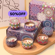 Bulk Order (61A) Local Seller Aroma Scented Candle Natural Fragrance Dry Flower Handmade Wangi  Door