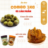 COMBO 02 Products - Crispy Crocodile Apricot & Sticky Toad Jam - Each Box 500Gr - Snacks