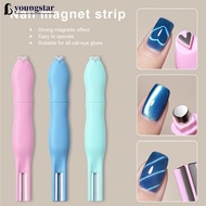 YOUNGSTAR 3 in 1 Nail Magnet Tool 3D Love Heart Cat Eye Nail Magnet Double Line Moon Snake Pattern F