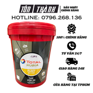 [ HÀNG CHÍNH HÃNG ] Dầu nhớt động cơ Total Rubia FLEET HD300 20W-50 (18 Lít)
