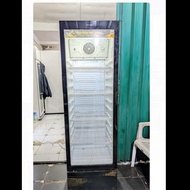 second / bekas showcase kulkas 1 pintu merk polytron