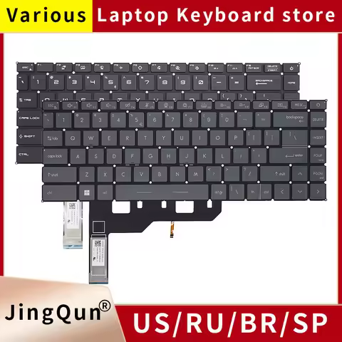 US Russian Laptop Keyboard For MSI Modern14 GE66 Raider GS66 GP66 P66 Stealth 10SD 10SF GE66 MS-14D3