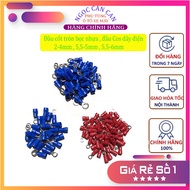 Plastic Coated Round Core Head, Cos Insulated Electrical Wire 2-4mm 5-5.5mm 5,5-6mm (Pack of 50)