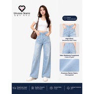 UNISOO JEANS - CK8008- Highwaist Jeans | Culottes Jeans | Jeans HighwaistWanita | Loose Jeans | Bagg