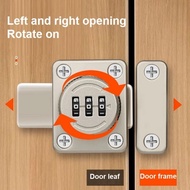 【No punching】Password bolt lock, new cabinet door lock, drawer push-pull double door lock universal, cabinet lock, lock Digital padlock home