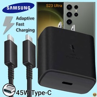 ที่ชาร์จ Samsung Galaxy S23 Ultra 45W Type-C US ซัมซุงแท้  หัวชาร์จ สายชาร์จ Adaptive Fast Charging ชาร์จด่วนแบบพิเศษ