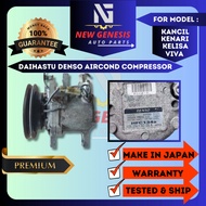 Original Japan Denso Perodua Kancil Viva Kelisa Kenari Aircond Compressor