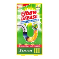 ELBOW GREASE DRAIN UNBLOCKER SACHETS 3X25GM