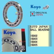 JTEKT KOYO 16002,16003,16004,16005,16007 KOYO BALL BEARING MADE IN JAPAN, 16005 FAG C3, 16007 FAG