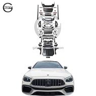 w212 to w213 car bumper For Mercedes W212 E class upgrade 2023 W213 E63 AMG body kit Headlights tail