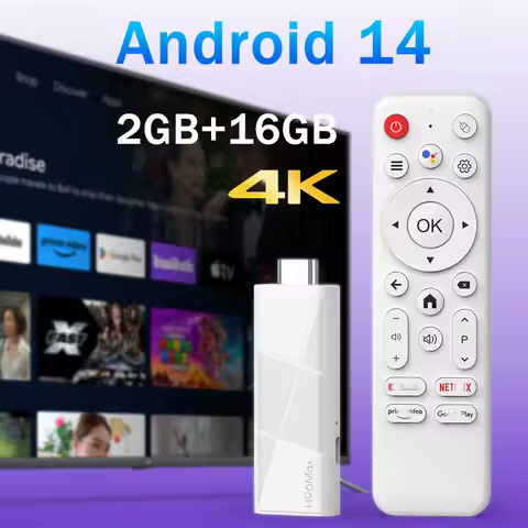 TV Stick RK3518 H96 MAX Android 14.0 BT5.4 Quad Core 4K Wifi6 Home Media Player Voice Assistant Smar
