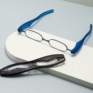 Foldable Reading Glasses 0 Degree Rotating Portable Lightweight Reading Glasses Middle-aged Elderly 