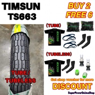 🎁 Ready stock & Free Gift BUY 2 free 6 🎁TIMSUN tahun 2025 Tube Tayar Tubeless Tayar TS663 250-18 275