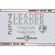 DECAL FRAME FIXIE LEADER 722