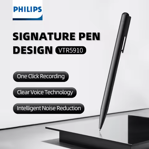 Philips 100% Original Digital Voice Recorder 16GB 64GB Smart Recording Pen Bluetooth VTR5910