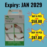 Molnlycke Tubigrip Size C 1 Meter (Beige) Tubular Bandage for Sprain Strain Swelling