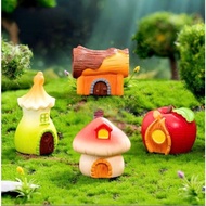 Mushroom house model, pumpkin house, apple house terrarium decor, XiuXiu DIY Store
