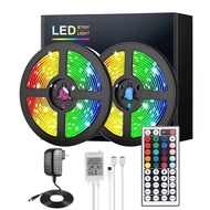 10M 15M 20M 3528 Rgb Led Light Strip+ 44 Key Remote Controller Non-Waterproof Dc12V 60