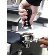 專業意式咖啡粉錘黑色不銹鋼咖啡粉填壓器壓粉錘58mm可調節高度