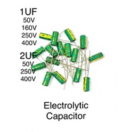 Ready Stock Electrolytic Capacitor 1uF`~ 50V/160V/250V/400V  2.2uF ~ 50V/250V/400V