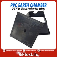 Safety Electrical Earth 7X7 Inches PVC Earth Chamber Cover PVC Link PVC Earth Chamber Plastic Ground