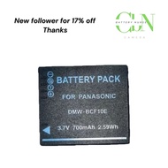 Battery Pack For DMW-BCF10E bcf10e CGA-S009E s009 (700 and 1650mAh) and  Camera Battery Pack For Pan