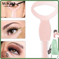 SUKIKII Novice Eyeliner Template, Reusable Plastic Eyeliner Stencil, Practical with Comb Wearing Aid