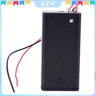 [kzn] 9V Volt PP3 Battery Holder Box DC Case With Wire Lead ON/OFF Switch Cover [vn]