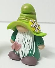 微型童話花園侏儒/架子保姆綠色侏儒/鑰匙鏈侏儒雕像