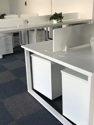 Beijing Office Furniture Table And Chair Combination for 4 People Office Desk Workstation Staff Desk