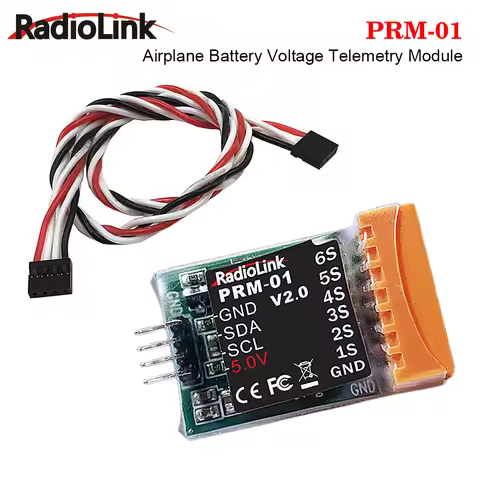 Radiolink PRM-01 Airplane Battery Voltage Telemetry Module Display On AT9S AT9S Pro AT10II Works wih