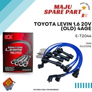 MSP PLUG CABLE TOYOTA LEVIN 1.6 20V (OLD) 4AGE 7MM SILICONE E-T2044